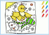 Coloriage de printemps pour apprendre les couleurs en espagnol - 2