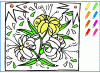 Coloriage de printemps pour apprendre les couleurs en espagnol - 4