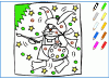 Coloriage de printemps pour apprendre les couleurs en espagnol - 6