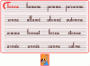 Trouve les mots avec nn