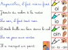 Quel groupe de lettres vois-tu ?