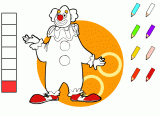 Coloriages de clown pour apprendre les couleurs en allemand