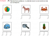 Fiches pour l'élève : Phonèmes et Graphèmes au CP