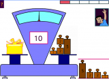 Jeux educatifs pour apprendre à utiliser une balance