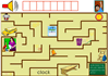 Jeu de labyrinthe pour apprendre l'anglais