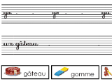 Fiche d'écriture de la lettre g