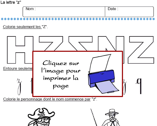 La lettre Z