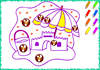 Coloriages en ligne pour apprendre les couleurs en anglais